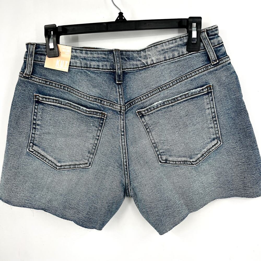 KUT FROM THE KLOTH Women's Taylor Denim Shorts Size 4 Freedom Blue High Rise NWT - Picture 6 of 11